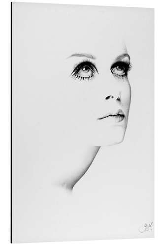 Aluminium print Twiggy