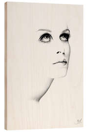 Holzbild Twiggy