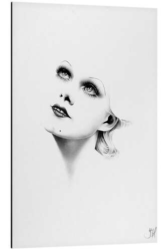 Tableau en aluminium Jean Harlow