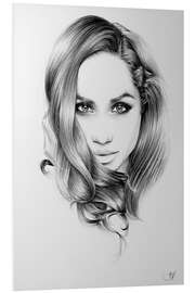 Foam board print Meghan Markle