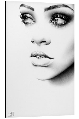 Aluminium print Rihanna