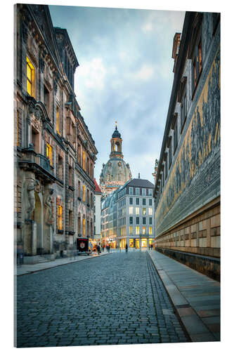 Akryylilasitaulu Prince Railway Dresden ja Frauenkirche