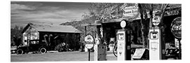 Obraz na PCV Gas station on Route 66, Hackenberry, USA