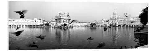 Hartschaumbild Goldener Tempel in Punjab, Indien