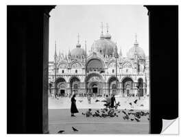 Vinilo para la pared Vista a través del portal de la catedral de San Marcos en Venecia