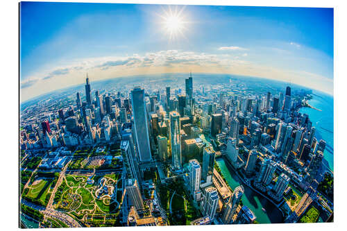 Gallery Print Blick auf Chicago am Lake Michigan, USA