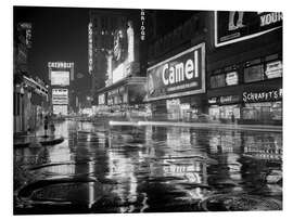 Stampa su PVC Pioggia a Times Square a New York