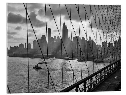 Gallery print Barge in front of the Manhattan skyline