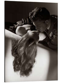 Magnettafel Vintage Kuss