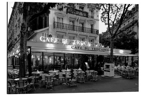 Cuadro de aluminio Café de la calle en París, Francia