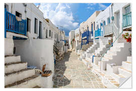 Naklejka na ścianę White city in Greece