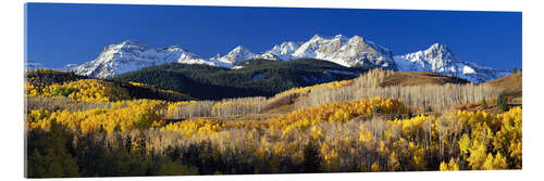 Acrylglasbild Rocky Mountains im Herbst