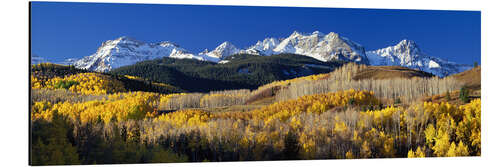 Aluminium print Rocky Mountains in de herfst