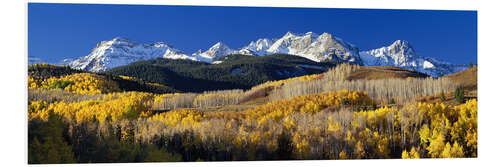 Foam board print Rocky Mountains in the fall