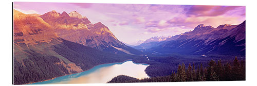 Gallery Print Pastelltöne am Peyto Lake in Kanada