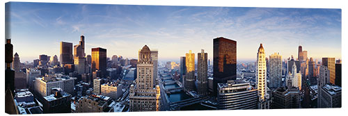 Canvas print Chicago at sunrise