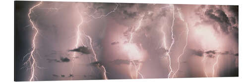 Aluminium print Lightning and thunder I