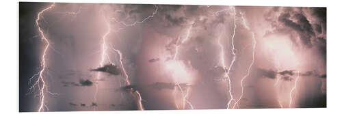 Foam board print Lightning and thunder I