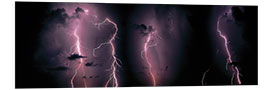 Foam board print Lightning and thunder II