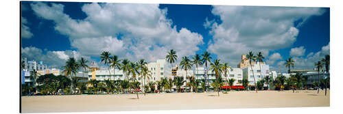 Obraz na aluminium Beach Hotels in Miami