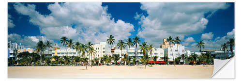 Wall sticker Beach Hotels in Miami