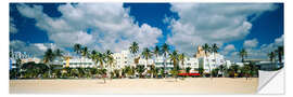 Wandsticker Strandhotels in Miami