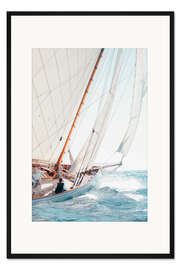 Gerahmter Kunstdruck Segeltörn