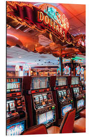 Magnettafel Spielautomaten in Las Vegas