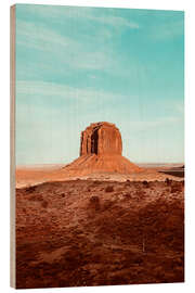 Holzbild Monument Valley