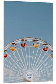 Magnettafel Riesenrad im Pacific Park in Santa Monica, Kalifornien