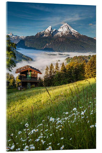 Acrylic print Spring in Berchtesgaden