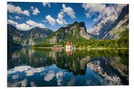 Foam board print St. Bartholomä am Königssee