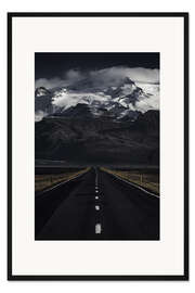 Gerahmter Kunstdruck Island Gletscher