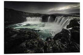 Magnettafel Godafoss-Wasserfall in Island