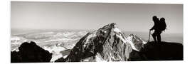 Foam board print Climber at Grand Teton, USA