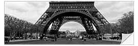 Wall sticker Under the Eiffel Tower