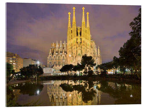 Acrylglasbild Sagrada Família in Barcelona