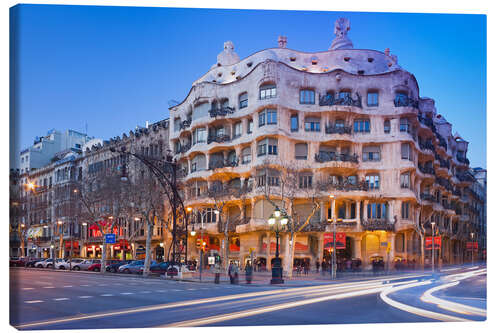 Canvastavla Casa Milà in Barcelona