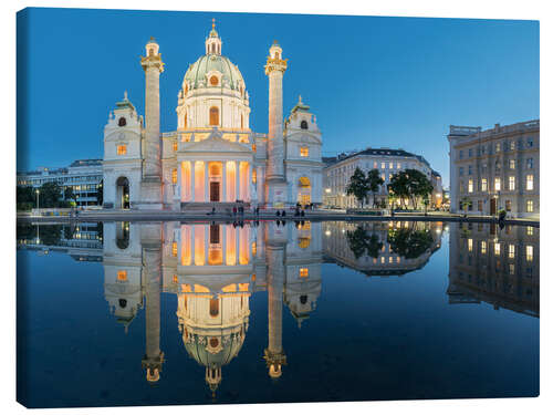 Tableau sur toile Karlsplatz, Vienne