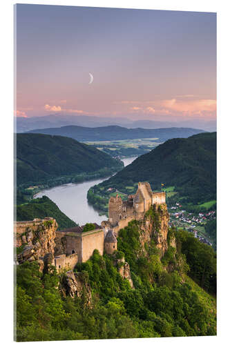 Acrylic print Aggstein in Austria