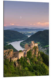 Aluminium print Aggstein in Austria