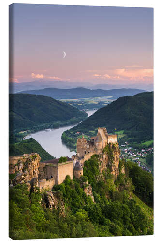 Leinwandbild Aggstein in Österreich