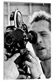 Gallery print Paul Newman with camera