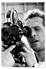 Wall sticker Paul Newman with Camera