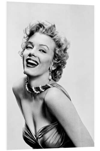 Tableau en PVC Marilyn Monroe souriante