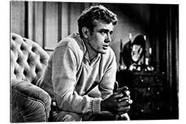 Galleritryk James Dean på sofaen