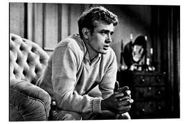 Magnettafel James Dean auf einem Sofa