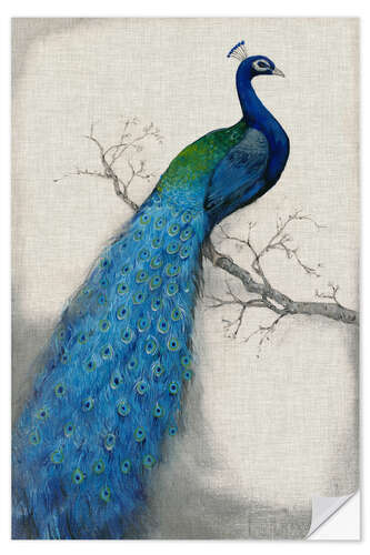 Sisustustarra Peacock Blue I