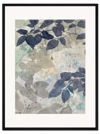 Gerahmter Kunstdruck Aquarell Schatten II