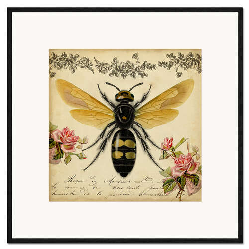 Framed art print From the Rose Garden I